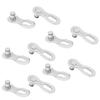 5pairs Bicycle Missing Link Rustproof Steel Quick Release Link Corrosion Resistant Easy Installation Bike Chain Link