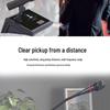 Wired Gooseneck Podium Microphone for Classroom & Lecture, 48V Professional Condenser