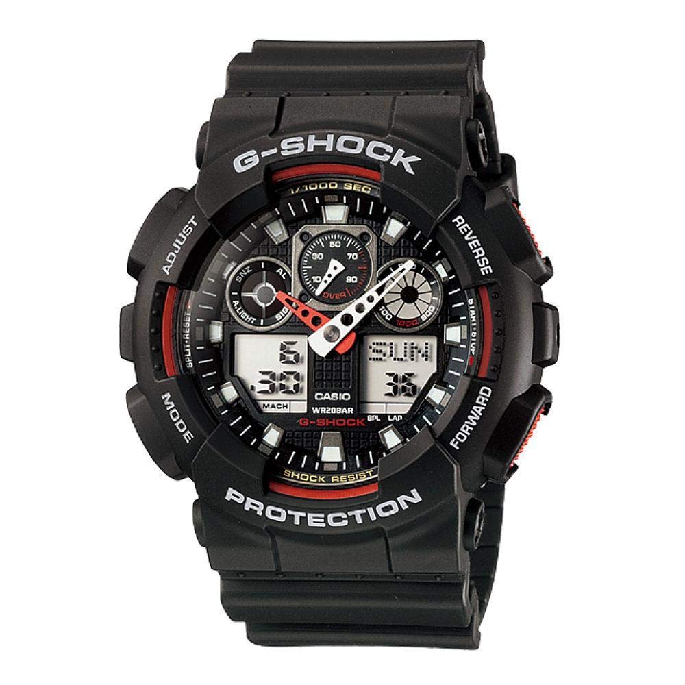 

Часы CASIO черные аналоговые цифровые S [Casio] G-SHOCK G-Shock GA-100-1A4DR мужские [Товар]