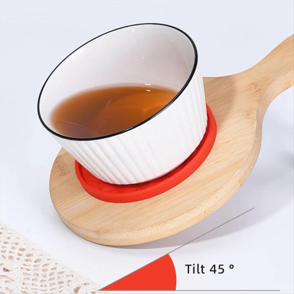 6/10Pcs Silicone Drink Coaster Set Tabletop Protection Tea Mats Placemats Cup Pads  Hotel Restaurant
