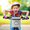 Kids Bike Bag For Handlebars Bike Handlebar Front Bag Quick-Release Multi-Pocket Reflective Pouch For Child Girl Boy Scooter