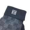 Louis Vuitton M70006 Damier Graphite Gon Petit gloves wool / polyester Black