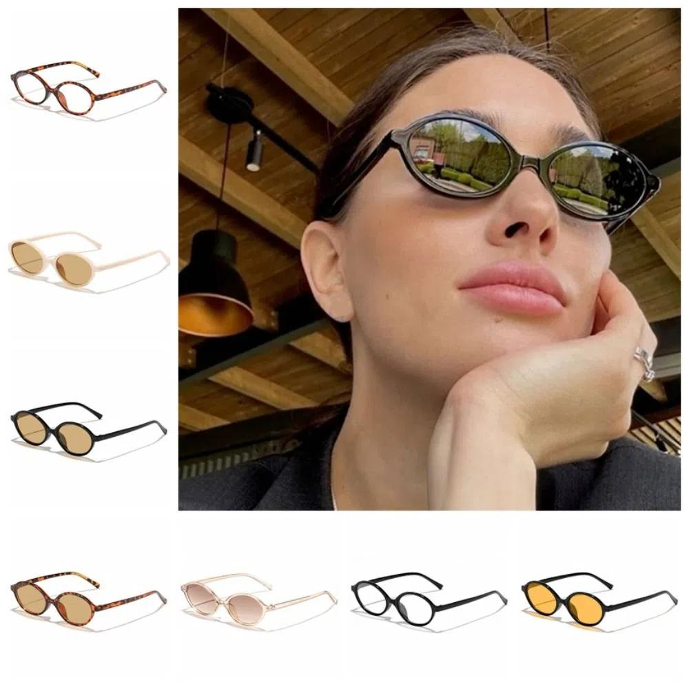 Small Frame Oval Sunglasses UV400 Eyeglasses Luxury Sun Shades Glasses  Male/female