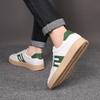 Fashion Men's Genuine Leather Casual Shoes Lace-Up Male Walking Sneakers Outdoor Sports Shoes for Men Comfortable Slip-Resistant Flats