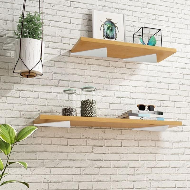 652F Triangles Shelf Brackets Decorative Industrial Shelf Brackets Heavy Duty Bracket for DIY Shelves Simple Installation