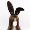 Rabbit Ears Hairhoop Plush Bunnies Ear Hairband Hairhoop Halloween Cosplay Accessories for Women Birthday