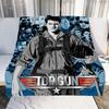 Fighter Aircraft Top Gun Patterns Blanket Fashion Flannel Blanket Cosy Lazy Couch Cover Blanket Super Soft Sheet Mattresses
