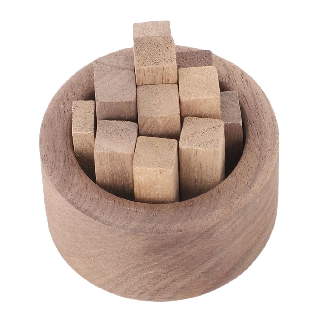 Holz Ätherischer Öl Diffusor Dekorative Holzstapelform Duftdiffusor für Auto Zimmer Büro