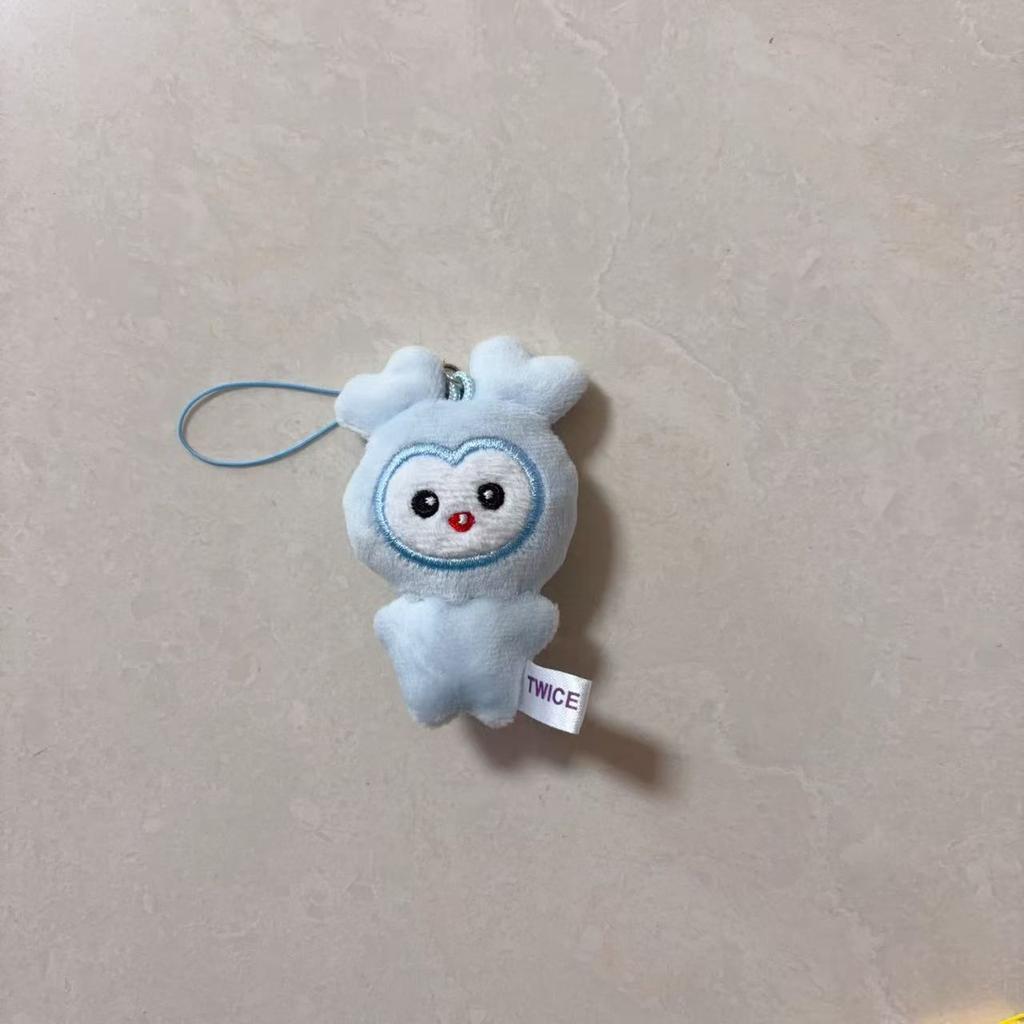 9pcs Cartoon Pacifier Doll Bag Pendant Popular Girls Team Star Peripheral Lovely Momo Doll Keychain Accessories Fan Gift Collect