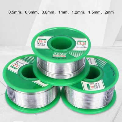 50g 0,5-2mm pájecí cínový drát Ekologický Nízký bod tání Není potřeba žádné čištění SN99.3CU0.7