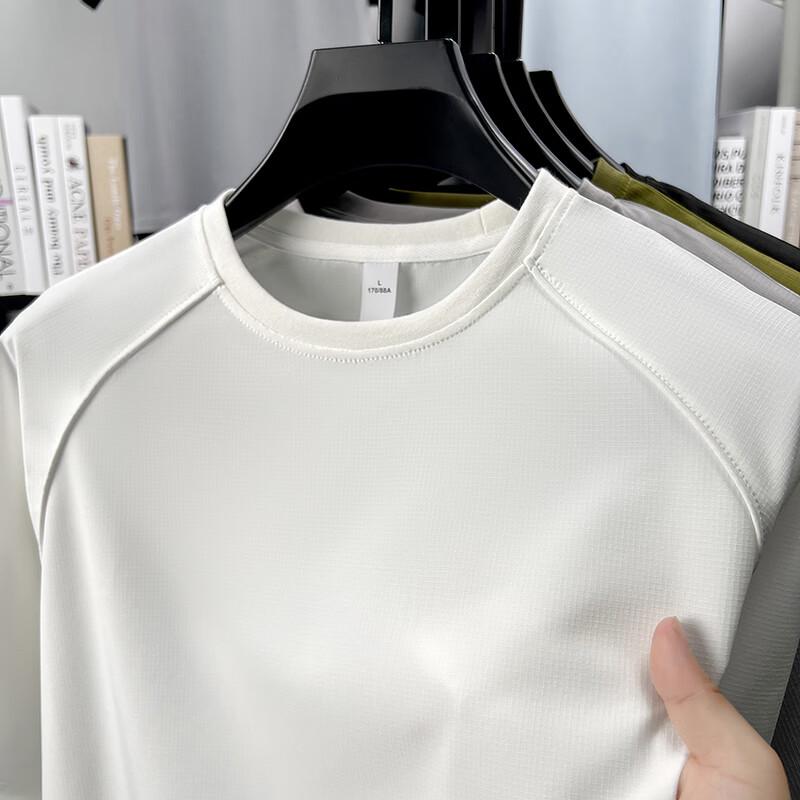 Firstview Men s Ice Silk Outdoor Crew Neck T-Shirt 2XL