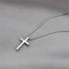 Naszyjnik w stylu minimalistycznym z krzyżem, damski naszyjnik choker, naszyjnik walentynkowy, naszyjnik wielkanocny