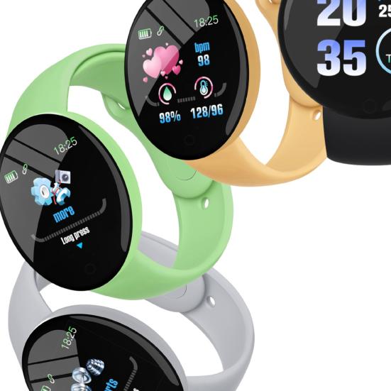 D18S 1.44 Inch Touch Control Heart Smart Watch Rate Monitoring Large Screen Men