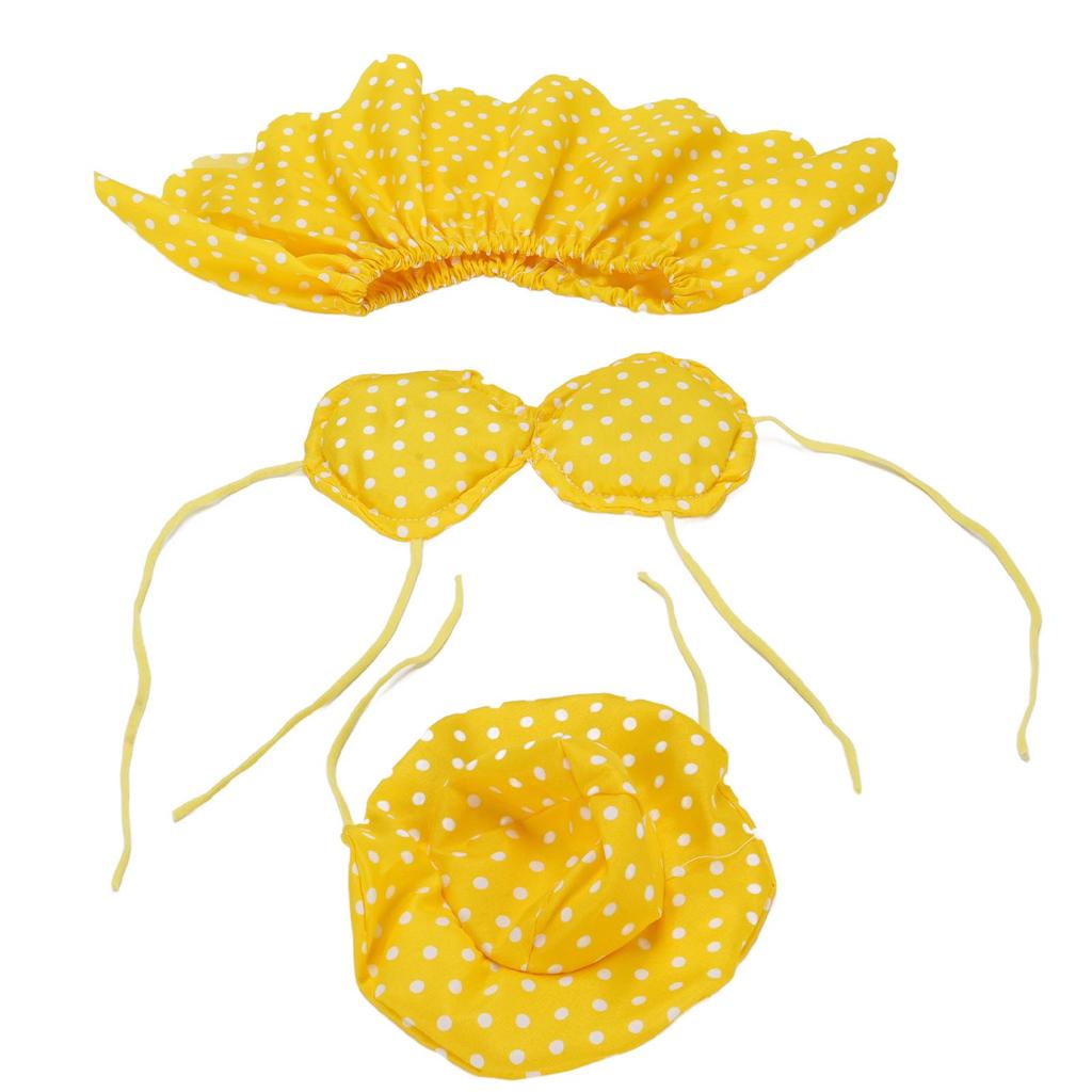 Hawaiian Goose Costume Cloth Cute Goose Outfit for 17 Inch Statue Beach Porch Lawn Patio Women"s