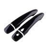 8pcs/Set Exterior Smart Door Handle Covers Trim Decor Black ABS Fit for Nissan Versa TIIDA X-Trail Maxima Rogue Kicks Qashqai