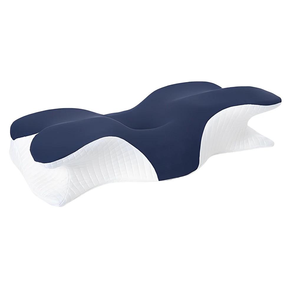 Butterfly Shaped Memory Foam Cervical Pillow Slow Rebound Soft Sleeping Cervical Pillow Breathable for Office School Nap Pillow