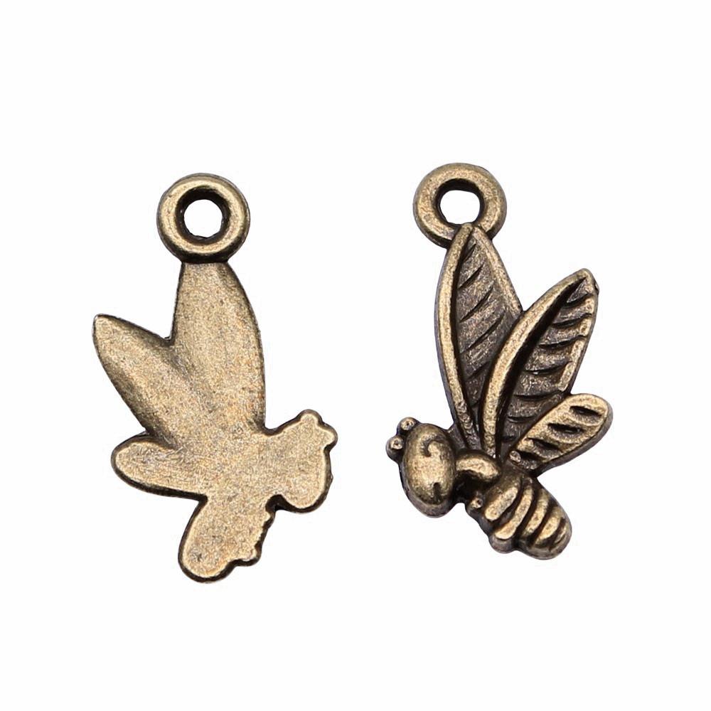 Large Pendants Bees Honeycomb Charms For Bee Themed DIY Jewelry Making