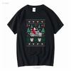 Biker Santa T Shirt Christmas Mens Funny Motorcycles Motorbike XMAS Vintage Washed Designer Clothes Versatile Streetwear