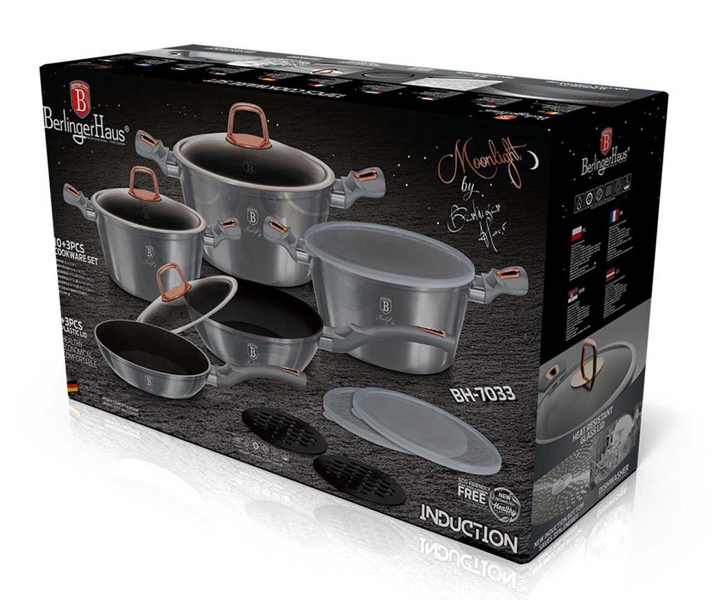 BERLINGER HAUS BH-7033 MOONLIGHT COOKWARE SET