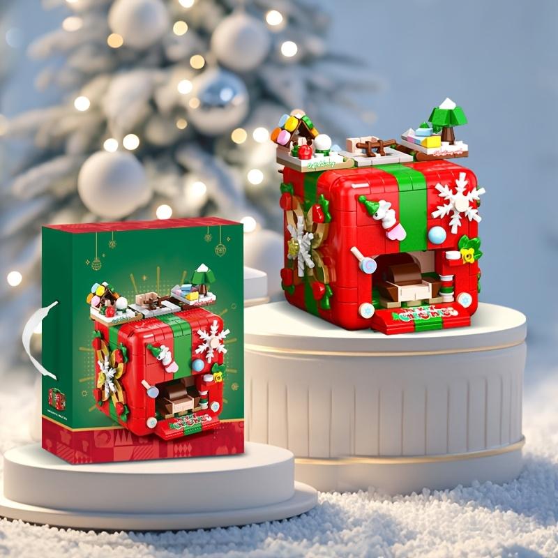 

Christmas Surprise Box Building Blocks Creative Construction Toy for Home Decor, Perfect Gift for Birthdays, Valentine s Day, Halloween ,Christmas Holiday season Box 527PCS