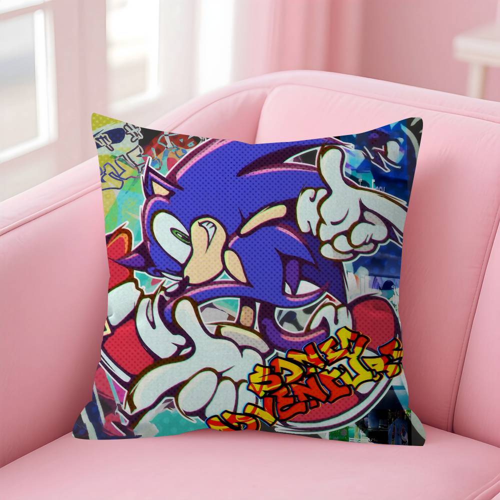 Anime SSuper SSonics Cushion Cover 30x50 Polyester Sofa Cushions Decorative Throw Pillows Home Decoration Pillowcover
