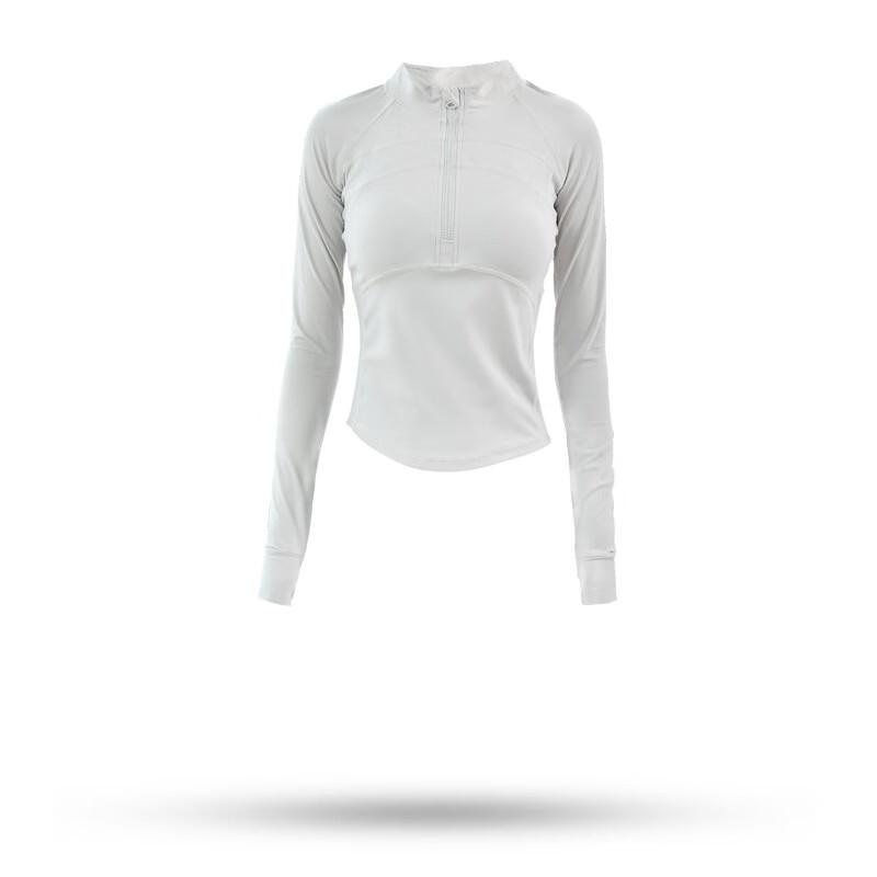 KAIQIAN Women s Long-Sleeve Loose Fit Pilates & Yoga Jacket L