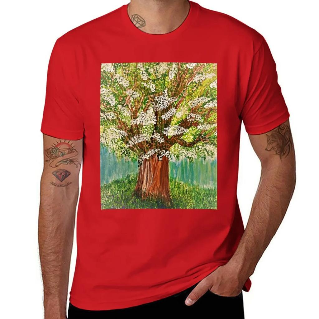 Peace tree T-Shirt oversized graphics mens t shirts casual stylish