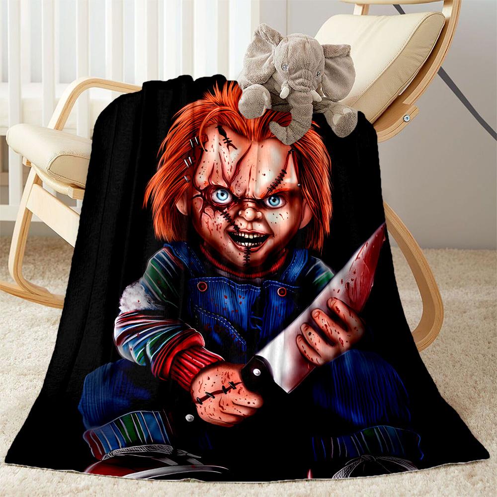 Chucky'S Bloody Knife Blanket Multi-purposeBlanket Cozy Suitable Couch Office Bed Picnics Unique Gift for Family Y70