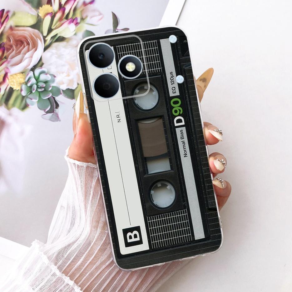For Realme Note 80 4G Case RMX5388 Cute Cat Flowers Painted Cover Soft Silicone Case For Realme Note 80 Note80 Back Cover Fundas