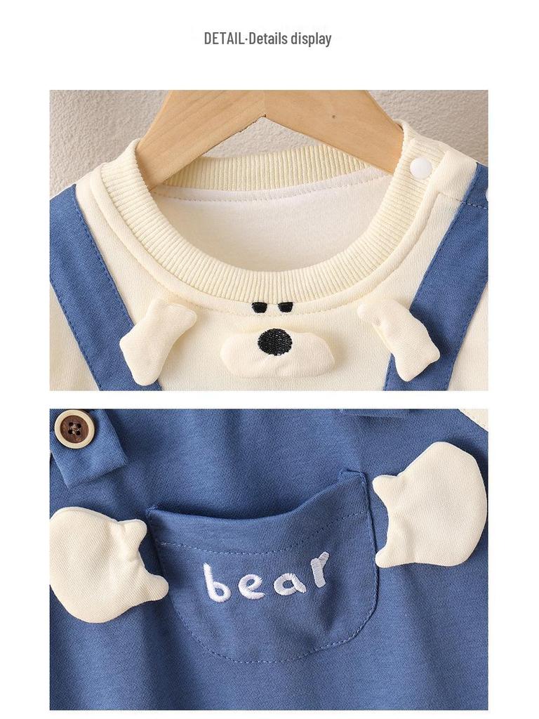 2025 Infant Long Sleeve Romper: Spring/Autumn Outfit for Girls