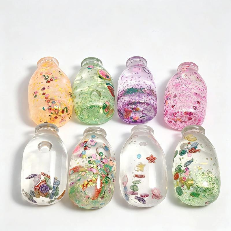 Stress Relief Fruit Bottle Squeeze Toy Transparent Durable Fidget Toy Funny Portable Gift For Long Car Road Trip Use