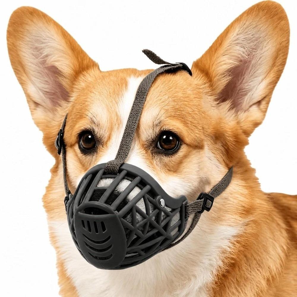 7 Sizes Available Pet Mouth Mask Adjustable Strap Anti-Bite Muzzle Dog Mouth Cover for Dogs