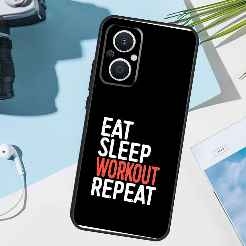 Bodybuilding Gym Fitness Cover For OPPO Reno 8T 7 8 Lite 14F 13F 12F 11F 14 13 12 11 10 OPPO Find X8 X6 X5 X9 Pro Case