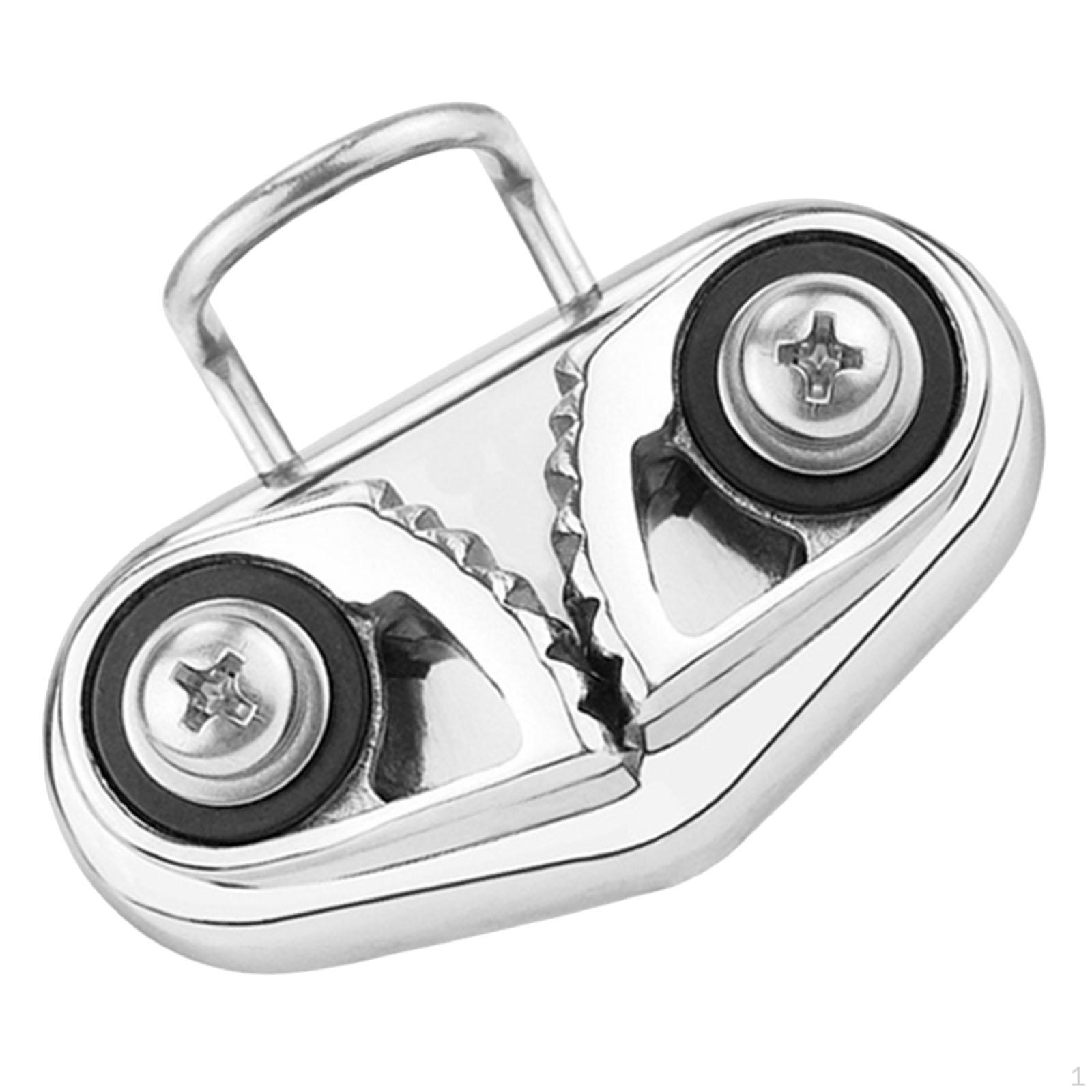 

Boat Rope Grip Cleat Shipboard Clamp Heavy Duty Replacement Versatile with