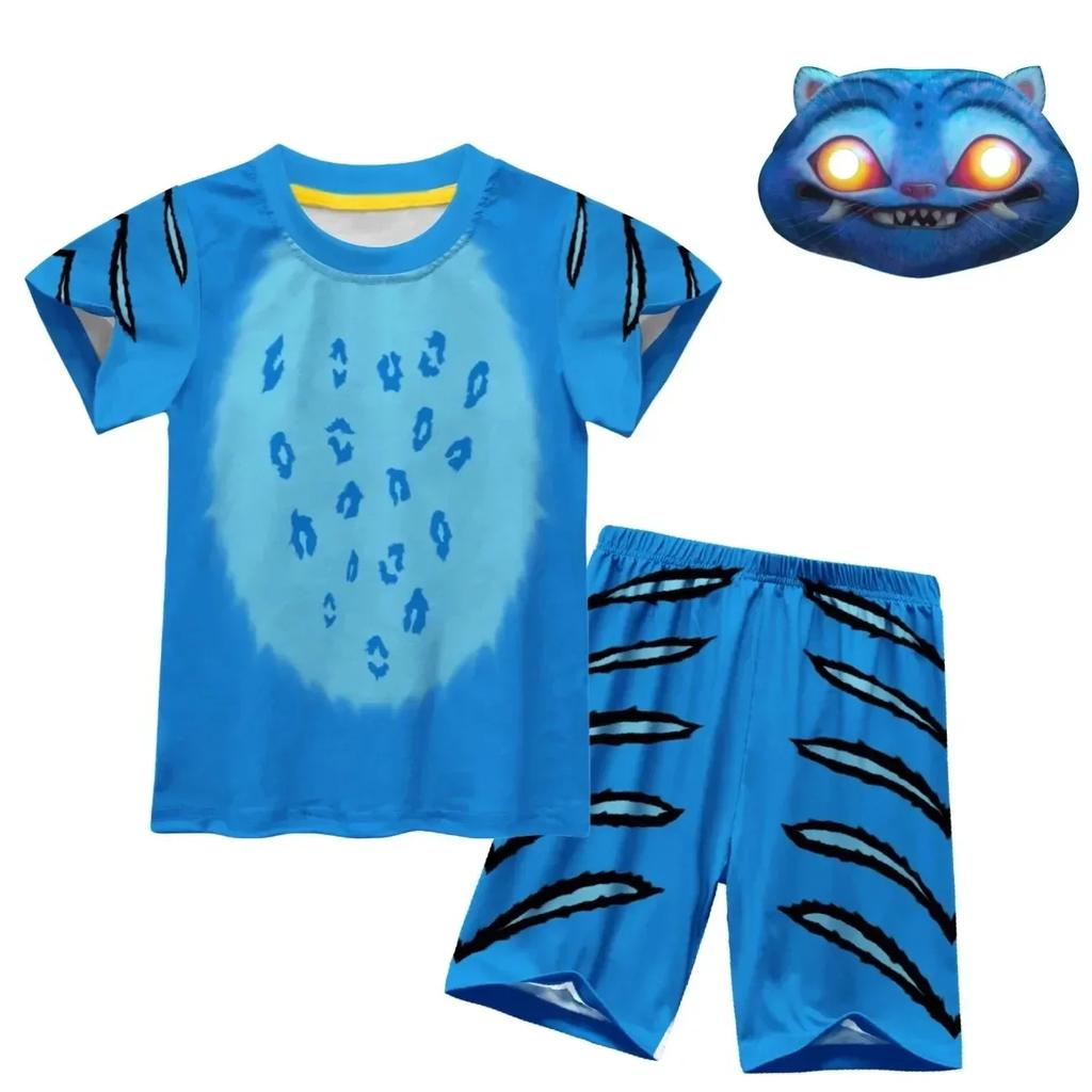 Kostuum Kinderen Derpy Tijger Cosplay Anime Figuren Cartoon Kleding Jurk Pak Halloween Kerstcadeau lf[5