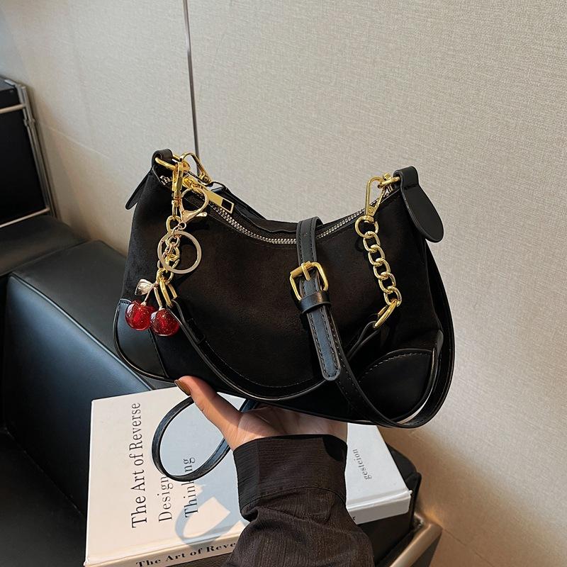 Retro Bag Women's Autumn and Winter 2025 New Fashion Niche Design Shoulder Messenger Bag Popular Ins Dumpling Bag