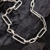 Early Spring Light Luxury Niche Pattern Back-Shaped Chain Necklace Female Simple High-End Versatile Collarbone Chain