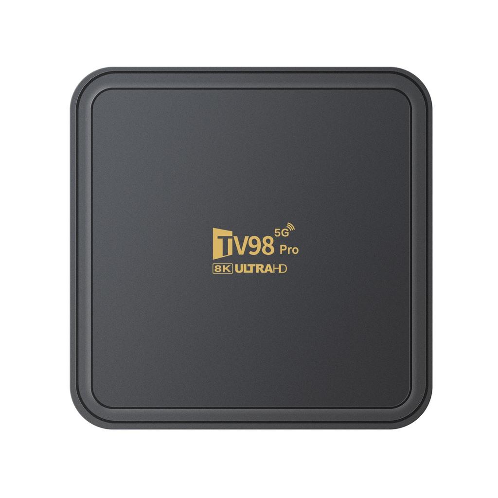 8K HD TV Box TV98PRO with 60fps, 5G WiFi, Bluetooth, and Voice Remote Control