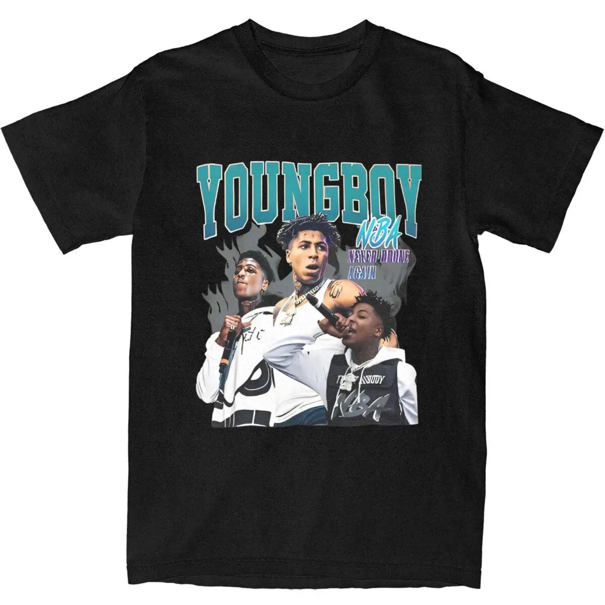 

YoungBoy Never Broke Again T-Shirt Fashion T Shirts Short-Sleeve Vintage Tops Summer Cotton O Neck 4XL 5XL 6XL Tees XXXL