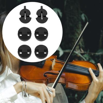 Geigen Übungsdämpfer 4er Pack Runder Dämpfer für Nacht Leichtes Instrumentenzubehör