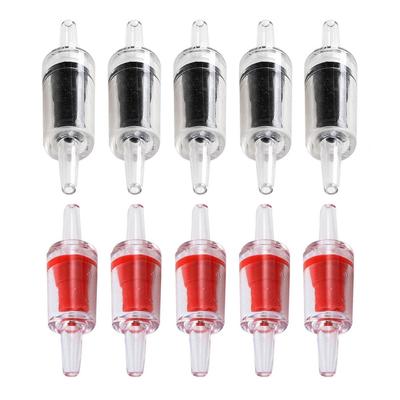 10pcs Plastic Fish Tank One Way Non-Return Check Valve for Co2 System Aquarium Air Pump Compressor Aquarium Accessories