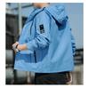 Men's Hooded Jacket Spring And Autumn Casual Windproof Jacket Trendy Workwear Windproof Waterproof Top