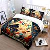 Musical Instrument Decor Set Soft Comfortable Duvet Cover Bedding Set Included 1*Duvet Cover & 2*Pillowcases, Gift