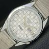 REFURBISHED SEIKO 5 AUTOMATIC MENS WATCH JAPAN MADE WHITE DIAL CUSTOM A440103-2 QV90-a440103