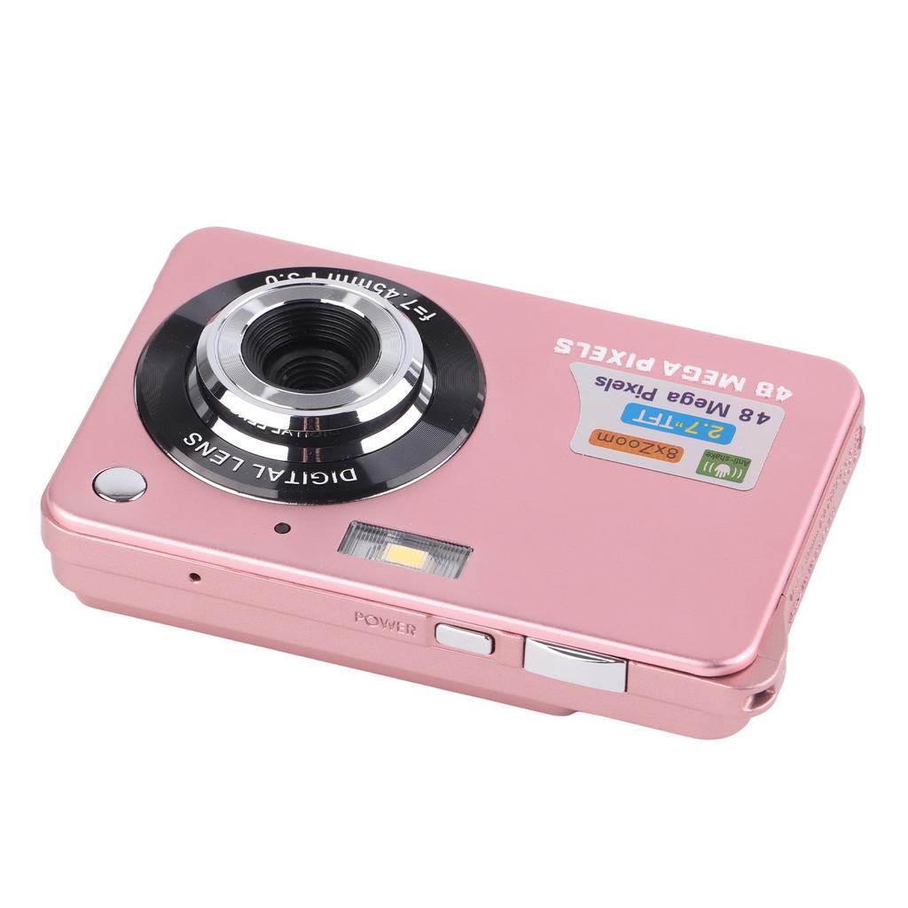 4K Digital Camera 48MP 2.7in LCD Display 8x Zoom Anti Shake Vlogging Camera for Photography
