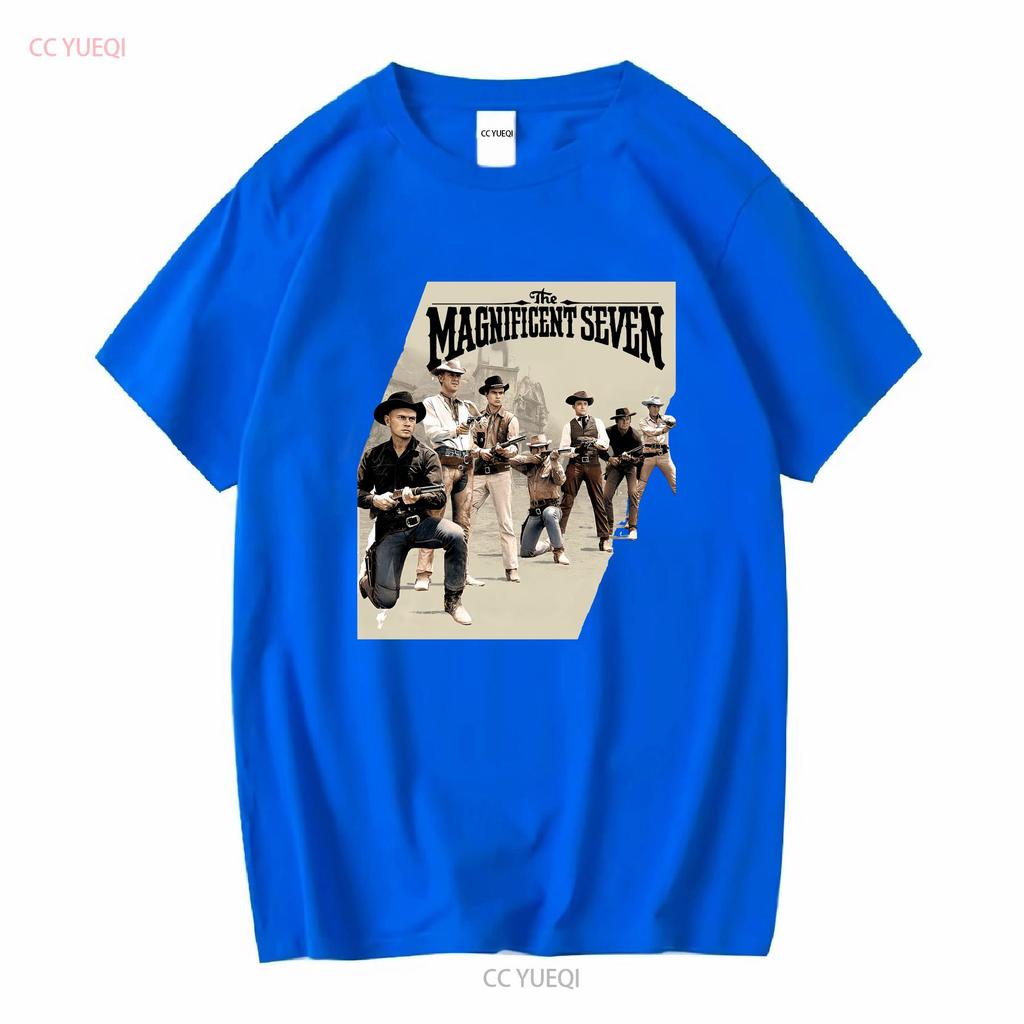 016 THE MAGNIFICENT SEVEN WT T SHIRT SIZE S 5XL Vintage Washed Comfortable Streetwear Unisex Designer Clothes Fashion Homme