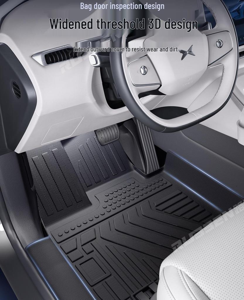 Xiaopeng G7 Door Sill TPE Floor Mats - Wear-Resistant, Anti-Slip, Waterproof