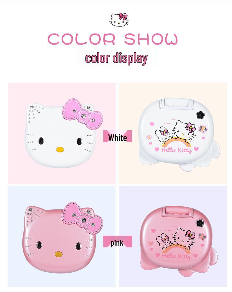 K688+ Flip Phone - Cute Cartoon Design, Mini Student Model, Dual SIM & Standby, Multilingual Functionality