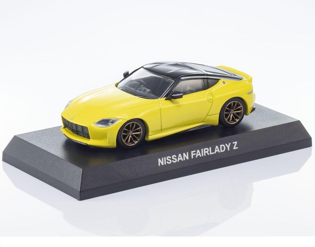 Kyosho (Kyosyo) KYOSHO MINI CAR & BOOK No.13 1/64 Nissan Fairlady Z Yellow Finished Product