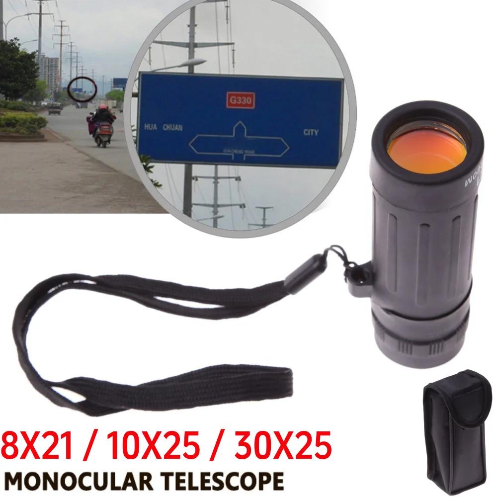 Monocular Telescope with Wrist Strap Mini HD Monocular Waterproof Night Vision Portable Telescope for Outdoor Camping Hunting